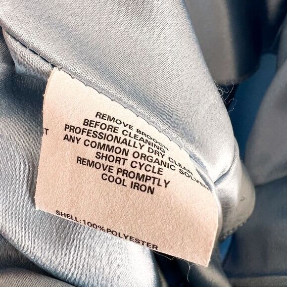 Vintage Jessica McClintock x Gunne Sax Satin Gown Size 5/6 - Picture 8 of 8